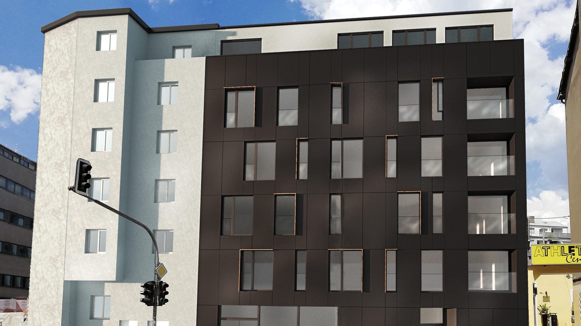 Mise en avant du projet Holl (Immeuble résidentiel à 9 appartements)